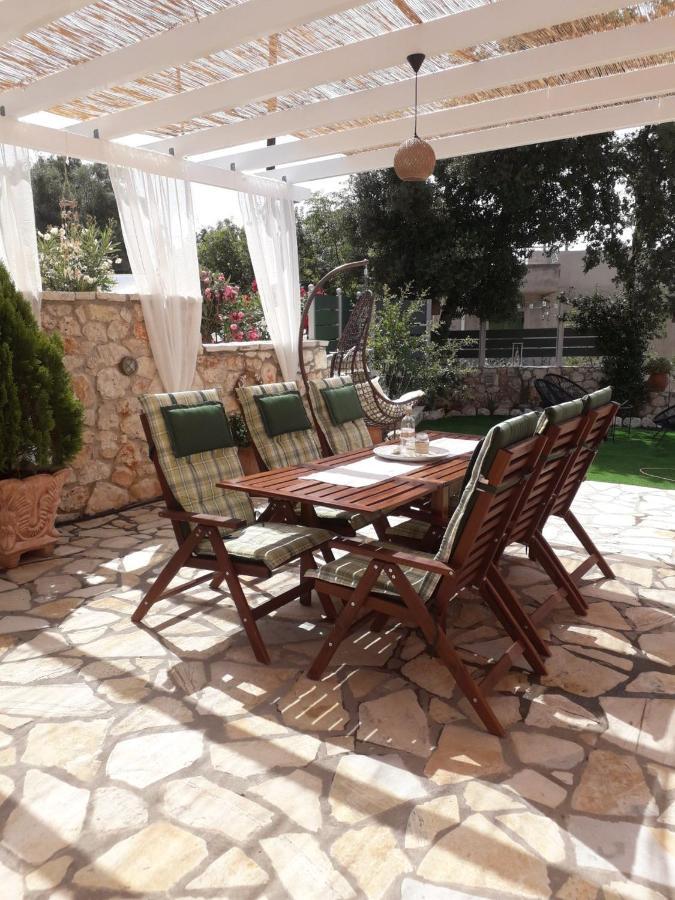 Villa Nereid Glafki - Enjoy Summer Sunsets อาโยส นิกีตัส ภายนอก รูปภาพ